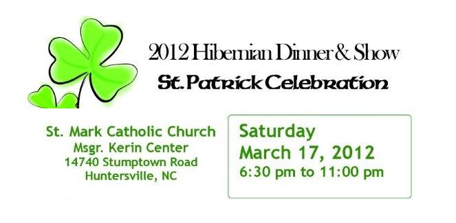 Hibernian Dinner and Show